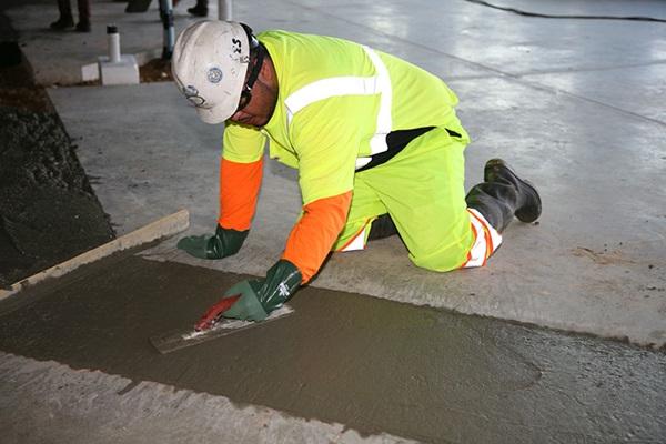 Wet Concrete Hazardous Application